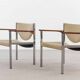 Paire de chaises club, modèle 206 de lübke, années 60