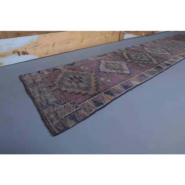Turkish Handmade Wool Runner 73x337