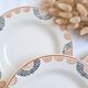 HBCM model Pauline orange and black deep plates