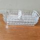 Ensemble de 4 raviers vintage en verre transparent