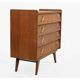 Commode vintage des années 1960 à pieds compas