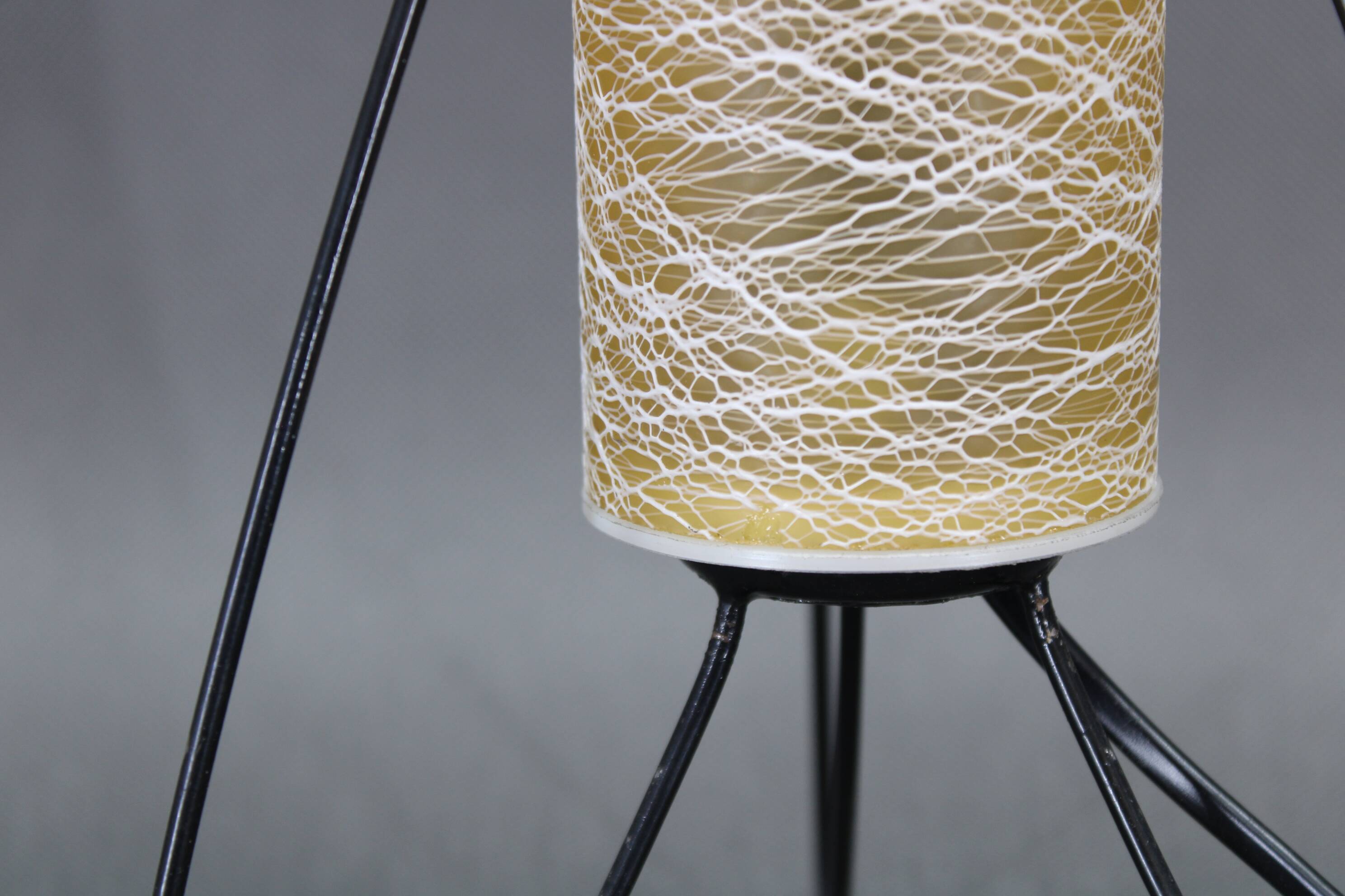1960s Table Glass Lamp by Pokrok Zilina, Czechoslovakia