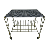 Desserte console range disques 1960