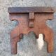 Small vintage footrest bench