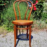 Bistro chair canned early twentieth