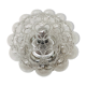 Bubble glass wall lamp or flush light by Helena Tynell for Glashütte Limburg
