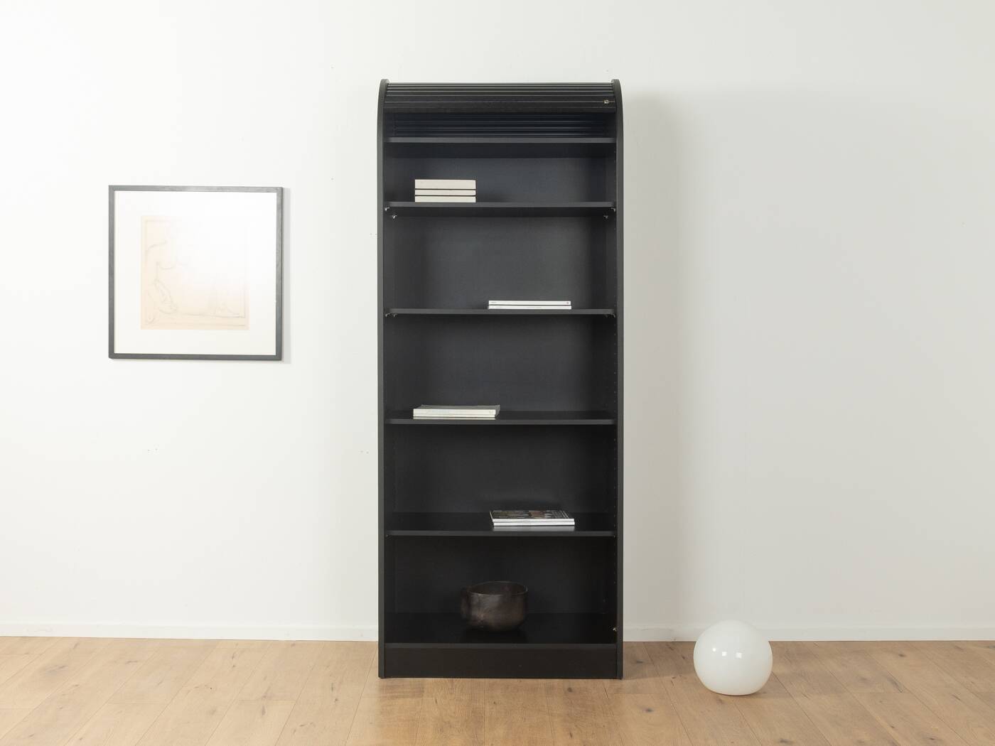 Tambour door cabinet set in the style of Aldo van den Nieuwelaar, vintage