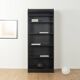 Tambour door cabinet set in the style of Aldo van den Nieuwelaar, vintage