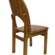 Vintage set of four pinewood chairs Rainer Daumiller minimalist design