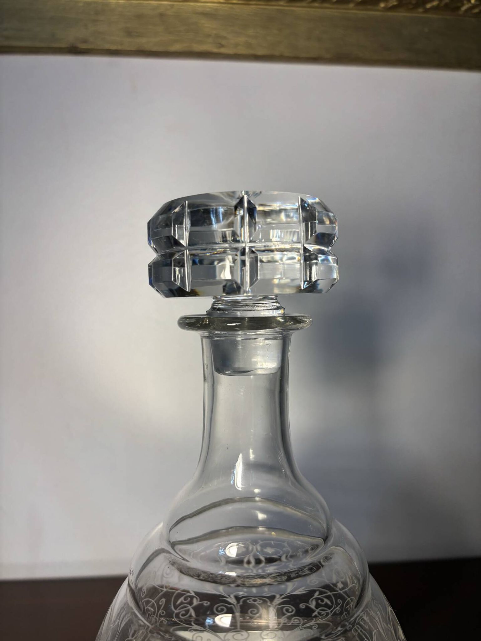 Carafe Baccarat Michel Ange avant 1936