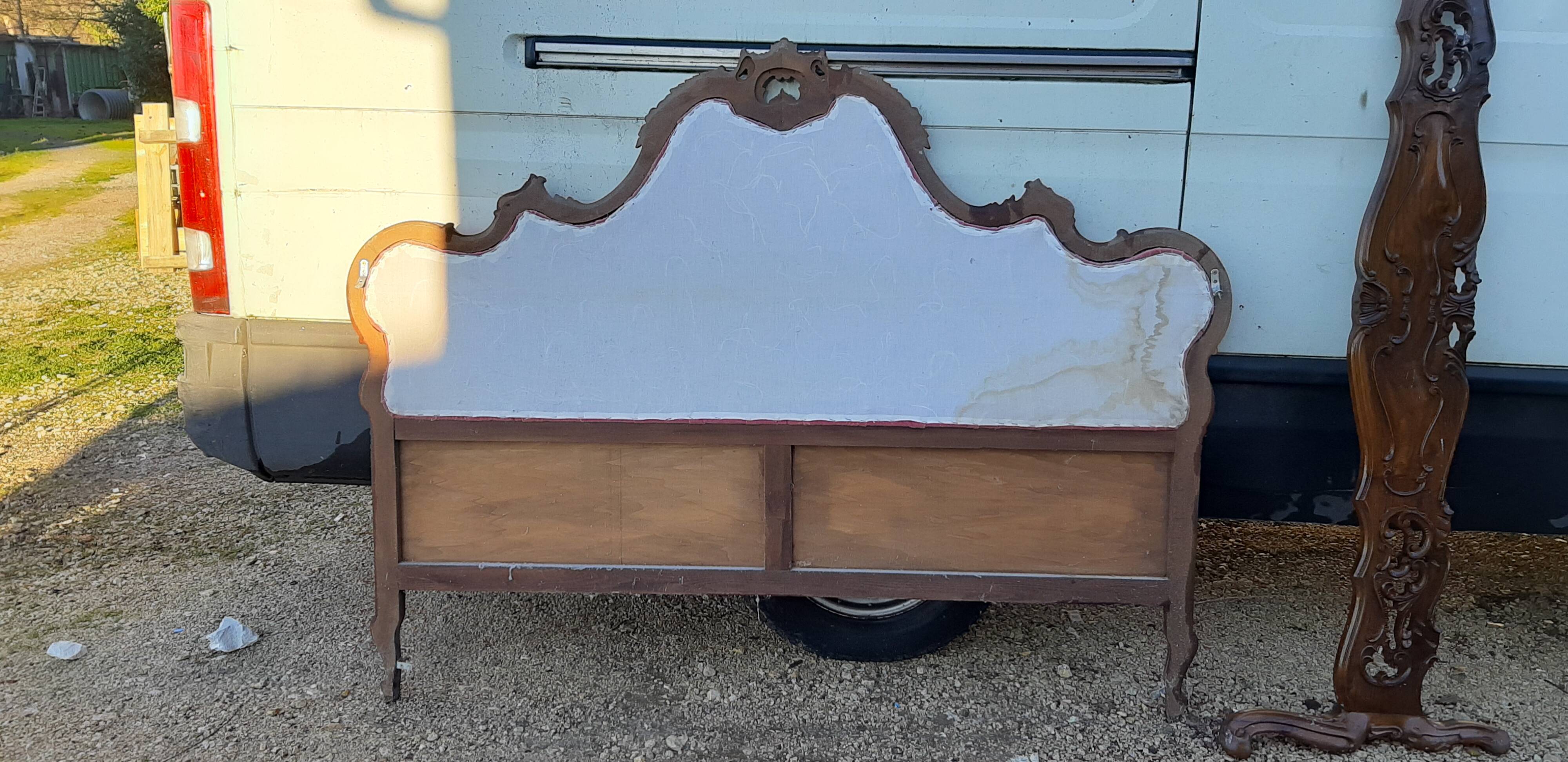 Rocaille style bed head
