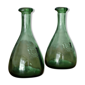 Duo de carafes vintage