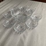 Arques crystal dessert service