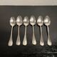 Small silver-plated metal spoons