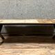 Scandinavian coffee table from the 60s and metal and ceramics
