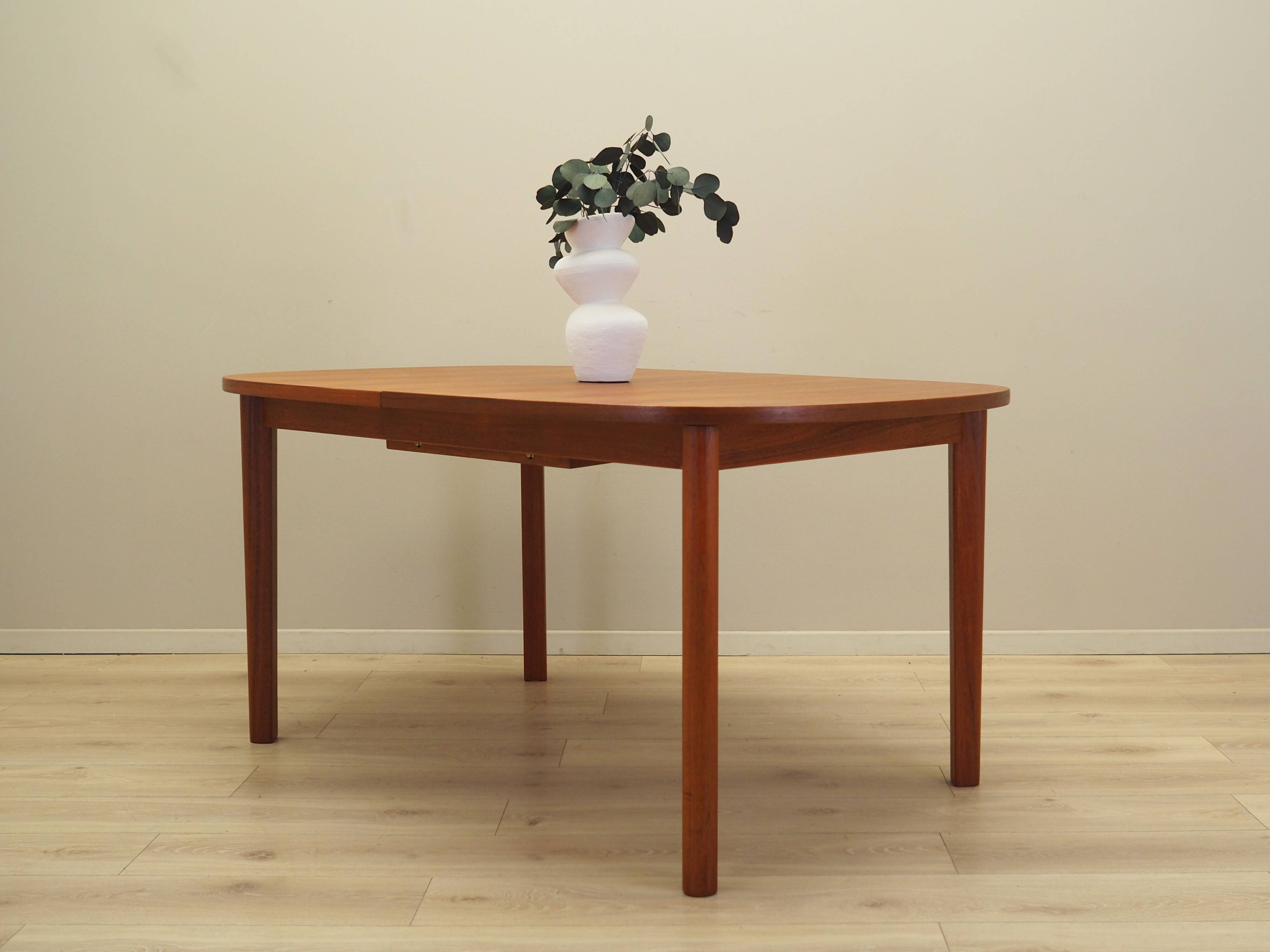 Teak table, Danish design, 1970s, manufacturer: Farstrup Møbler