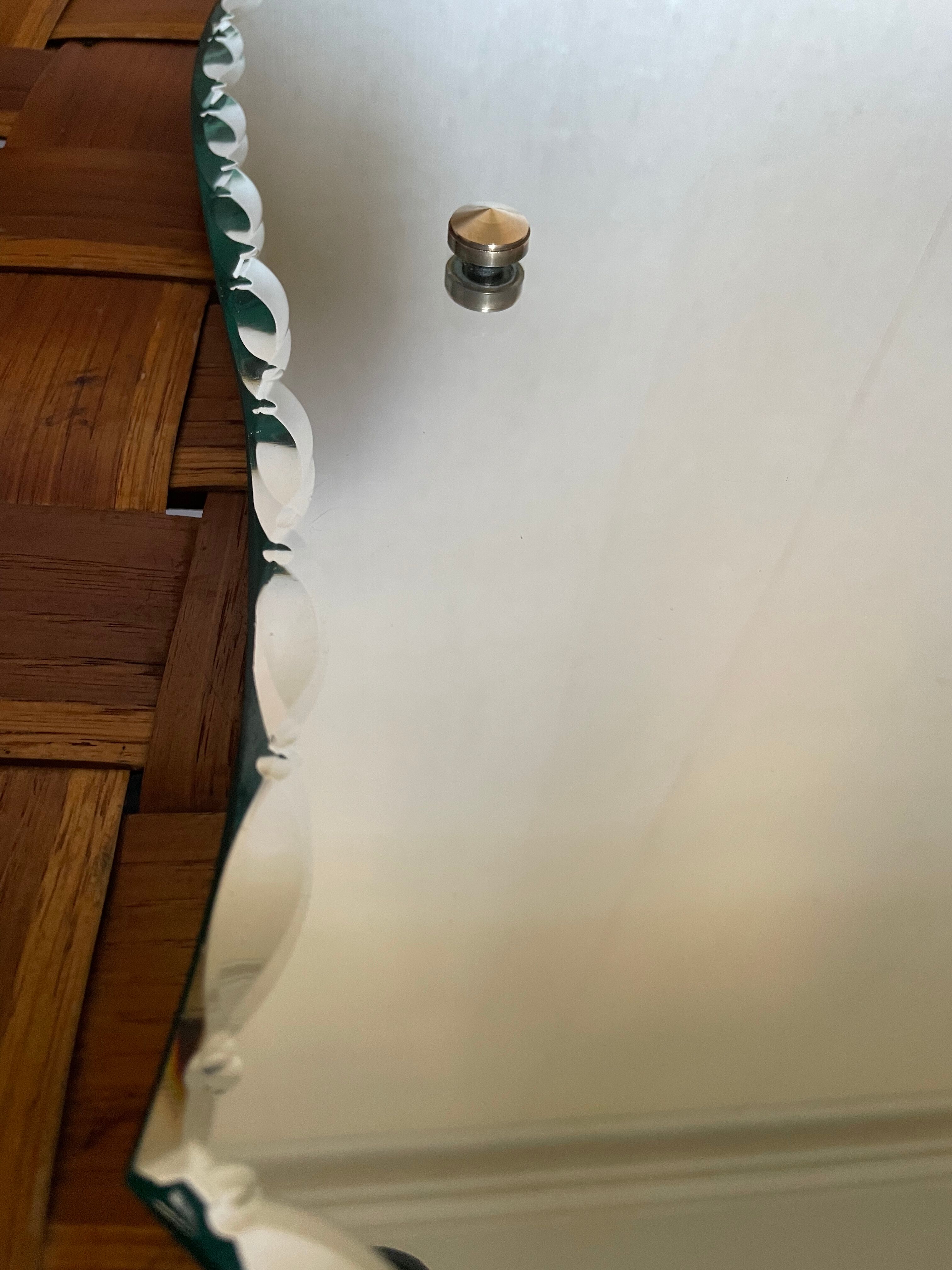 Beveled mirror 40s/50s 44x65cm