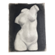 Neoclassical bust of Diana, academic charcoal drawing from the studio, 1925