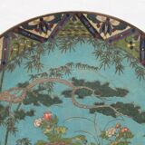 very large Chinese cloisonné enamel dish China 19th century