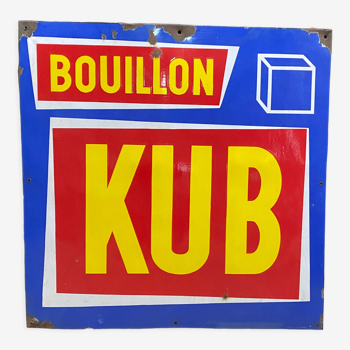 Plaque émaillée KUB