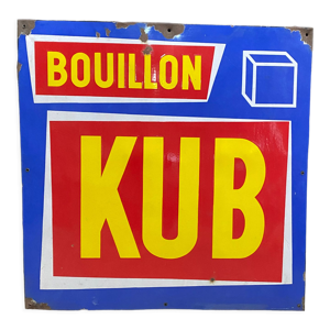 Plaque émaillée KUB