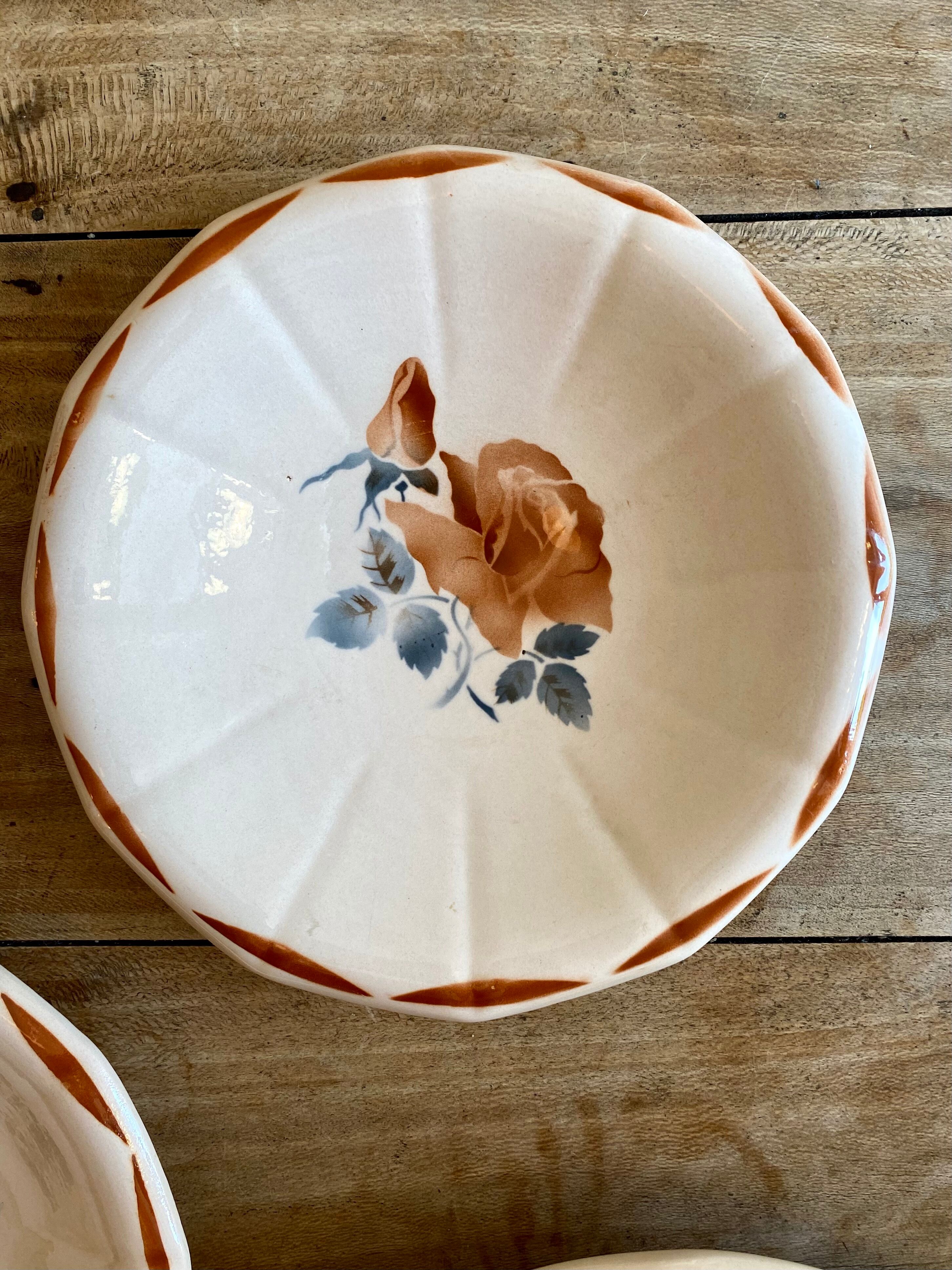 Set of 3 vintage hollow dishes from Digoin