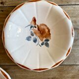 Set of 3 vintage hollow dishes from Digoin