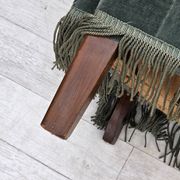 1960s, 3-seater Danish sofa, green furniture velour.