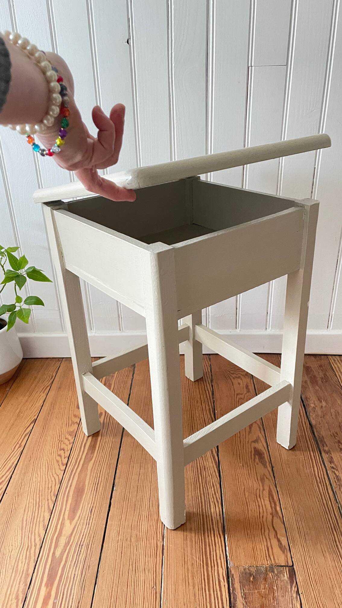 Vintage all-WOODEN STOOL
