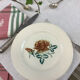 6 old flat plates made in France Digoin
