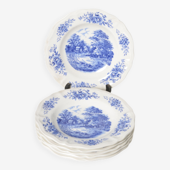 Assiettes creuses Sarreguemines Romantic