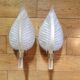 Paire d'appliques feuille Barovier & Toso