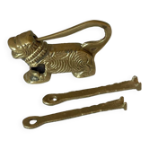 Ancient Chinese lion-shaped padlock