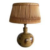 Pyrite stoneware lamp