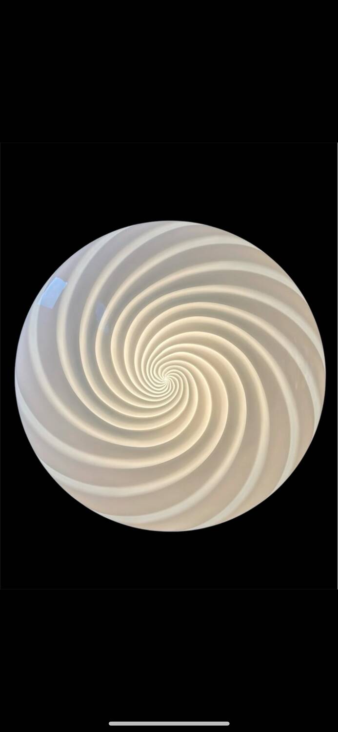 Large Vetri wall lamp in Murano glass, Italy 1970