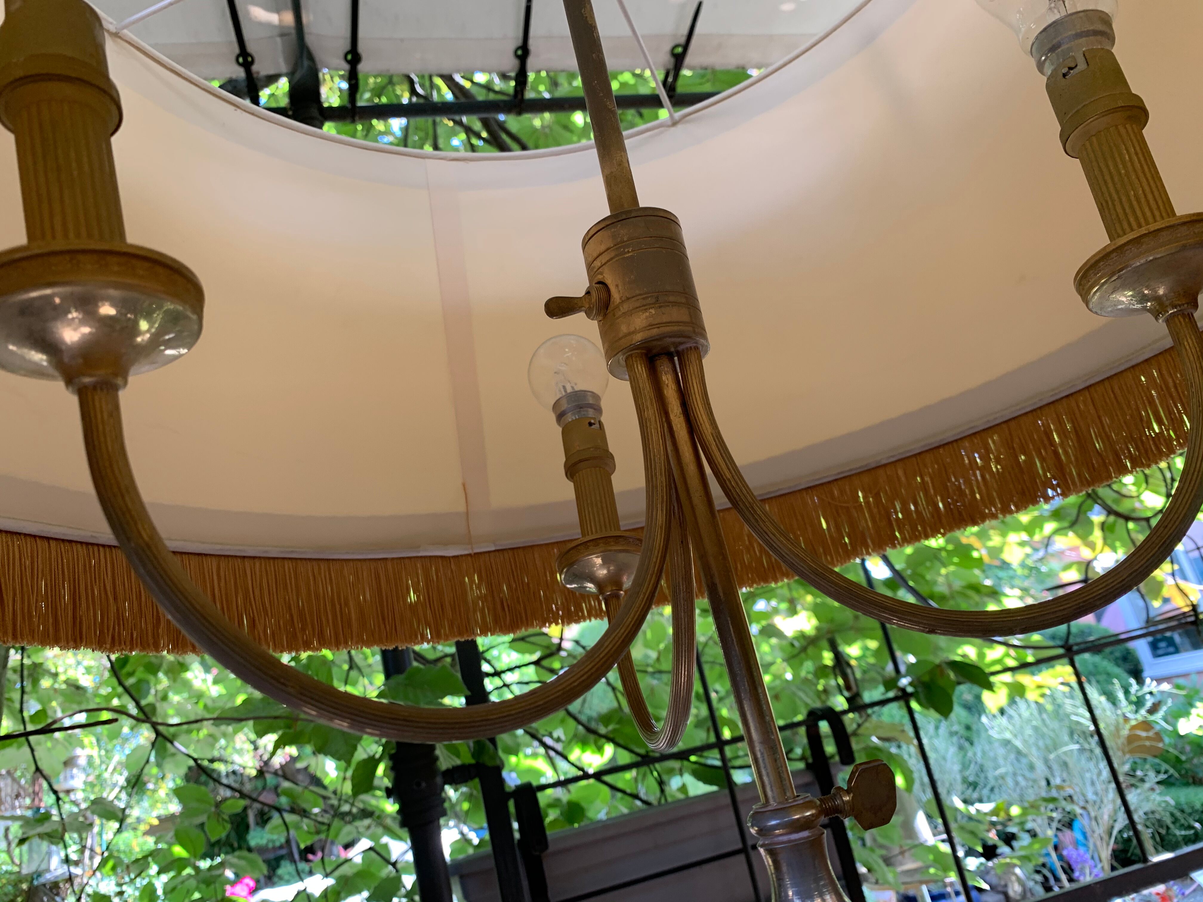 Pair of tripod lampposts 1960