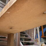 Massive wooden workbench