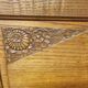 Art nouveau headboard