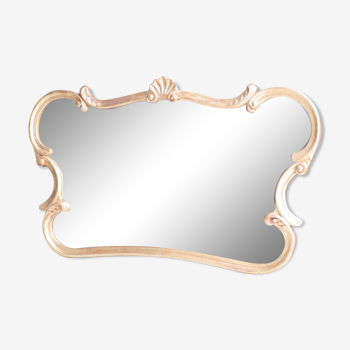 Old gilded Louis XV style mirror