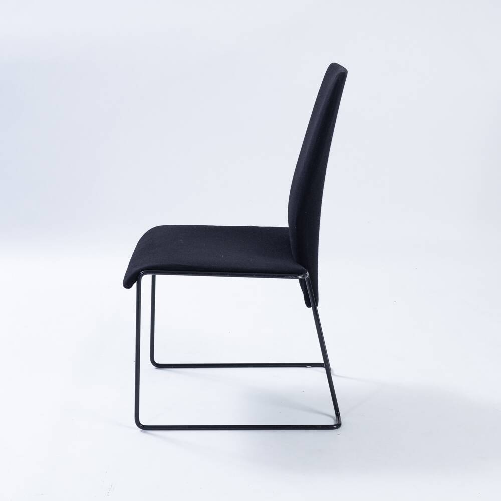 Chaises postmodernes hollandaises Walter Antonis pour Hennie de Jong, années 1980