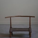 Wabi Sabi Antique African Stool / Chair, Decorative Object, Early 20th Century