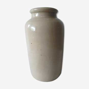 Former enamelled stoneware jar