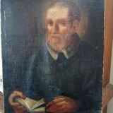 Saint Philippe Néri, huile sur toile, XVIIIe siècle