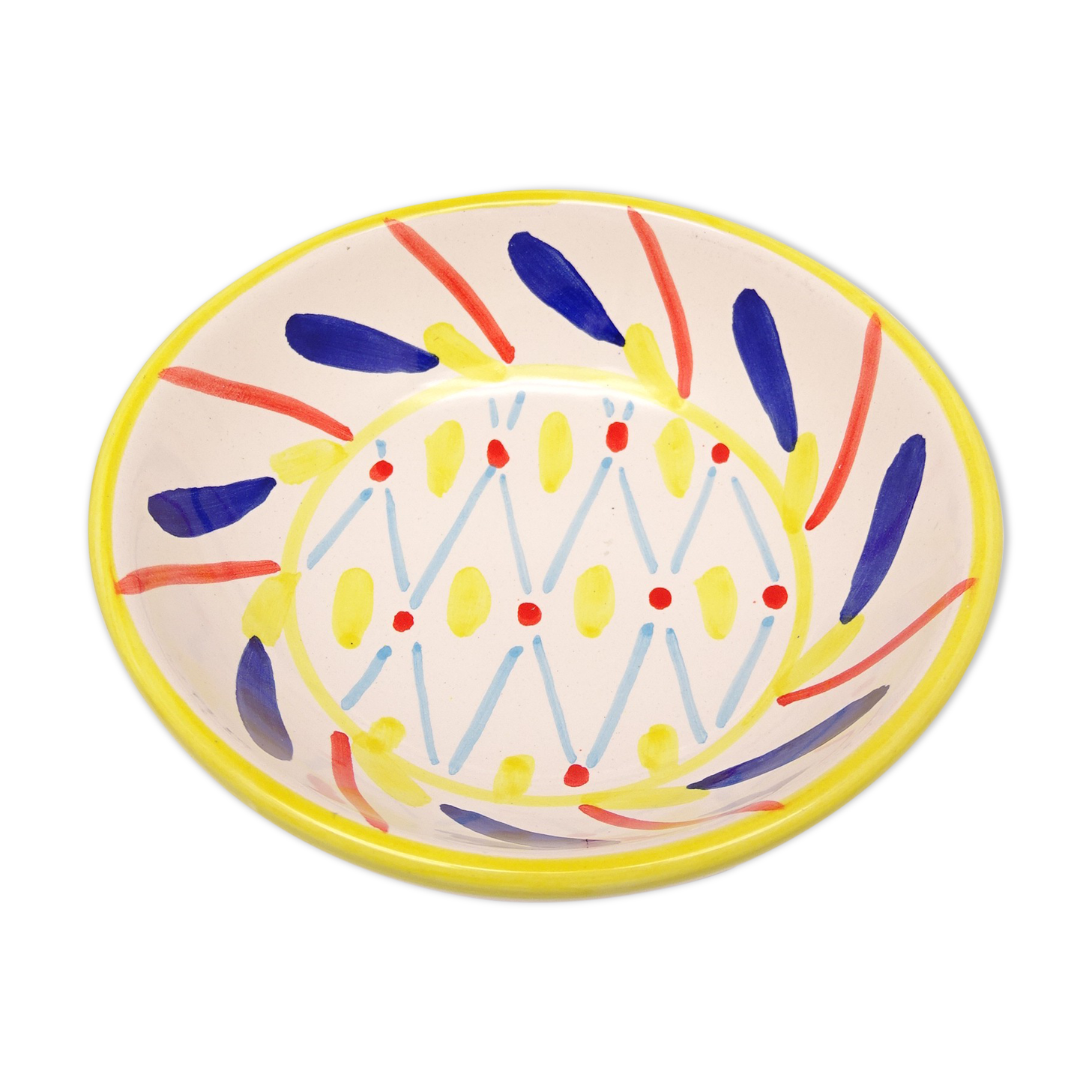 Multicolored Italian ceramic bowl