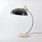 Lampe en bakélite ivoire et noir, Hélion 1940