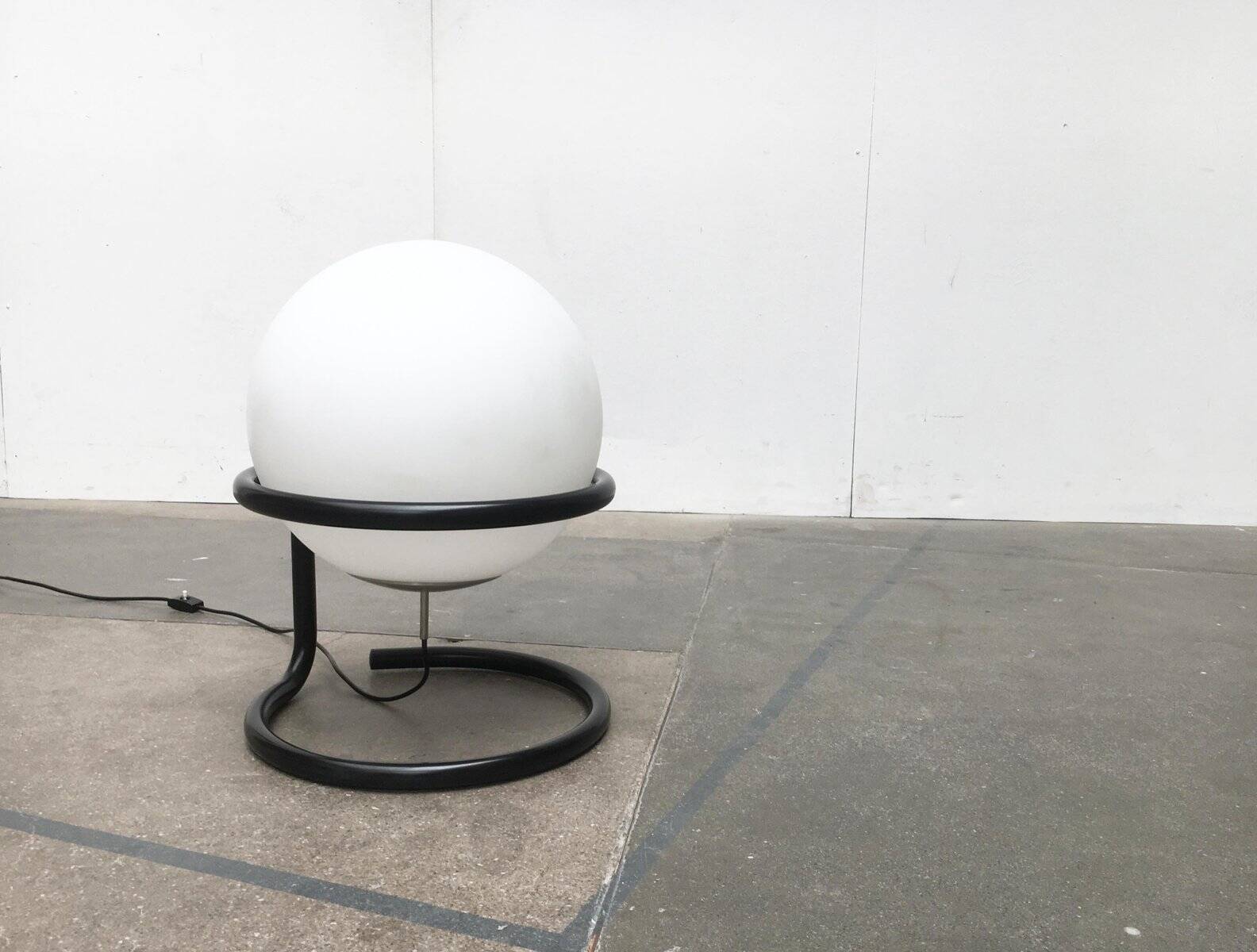 Vintage space age globe floor lamp