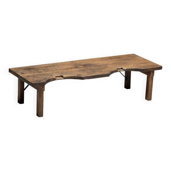 Table basse d'artisan bijoutier, France, XIXe siècle