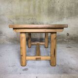 Table vintage en bois massif