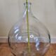 Demijohn blown glass, 60 liters