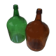 Lot of two demijohns